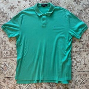 Ralph Lauren Men's Teal Polo Shirt